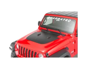 Quadratec Premium Vinyl Hood Blackout Decal Jeep Gladiator JT | Wrangler 2018-2021